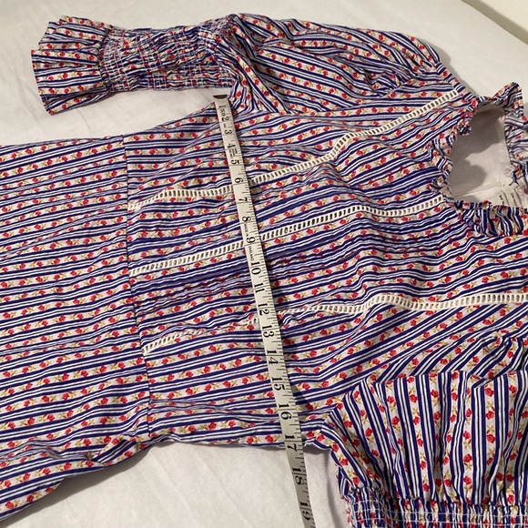 Laura Ashley + Urban Outfitters Maisy mock neck dress floral M - Picture 6 of 16